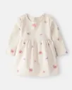 Baby Girl DayDream Fleece Valentine's Day Hearts Knit Dress