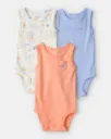 Baby Sunshine Sleeveless Multipack Bodysuits