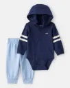 Baby Boy 2-Piece Car Bodysuit & Pant Set