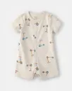 Baby Boy Scooter Short-Sleeve Romper