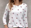 Women's Long Sleeve Round Neck T-Shirt