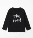 Young Girl Casual Letter Print Round Neck Long Sleeve T-Shirt