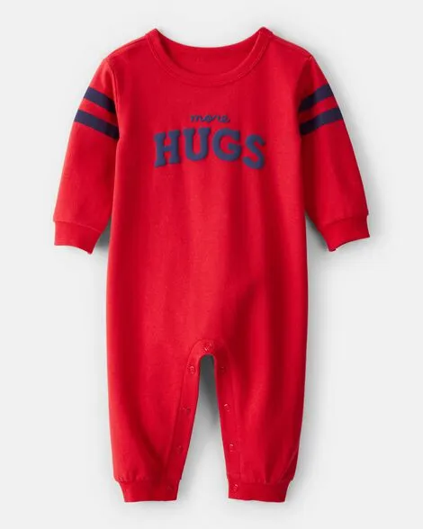 [20261030] Baby Valentine's Day More Hugs French Terry Long-Sleeve Jumpsuit