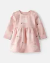 Baby Girl DayDream Fleece Swan Knit Dress
